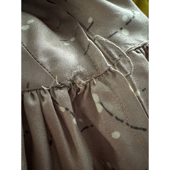 Vintage 50s Party Dress Gold Holiday Christmas 32 26 XS - Picture 7 of 11